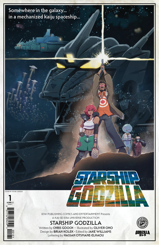 Starship Godzilla [Kai Sei Era] #1 Variant C (Cafaggi Movie Homage Cover) (NM)