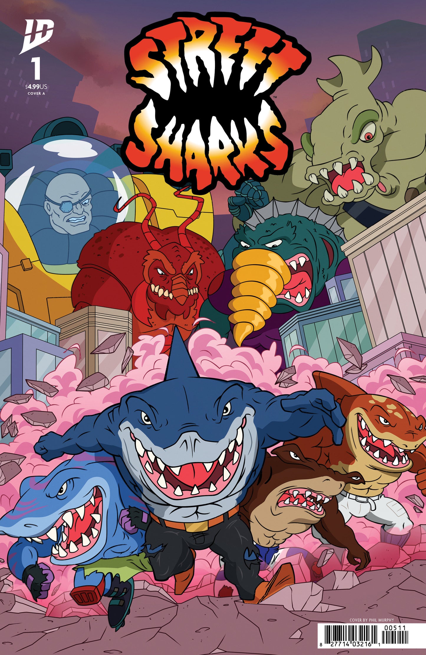 Street Sharks #1 Cover A (Murphy) (NM)