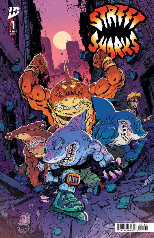 Street Sharks #1 Variant B (Corona) (NM)