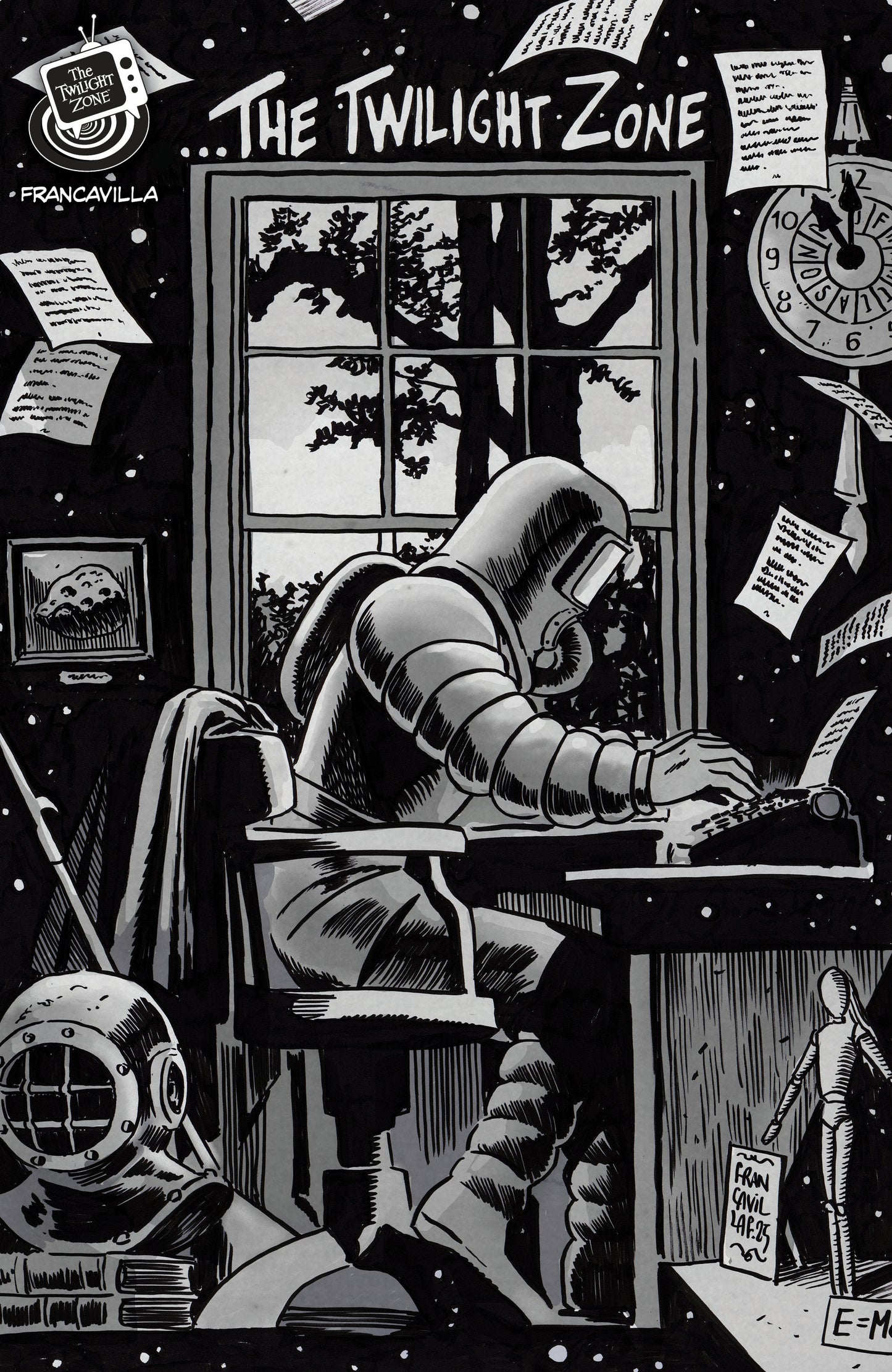 The Twilight Zone #5 Variant B (Francavilla Connecting Cover) (NM)