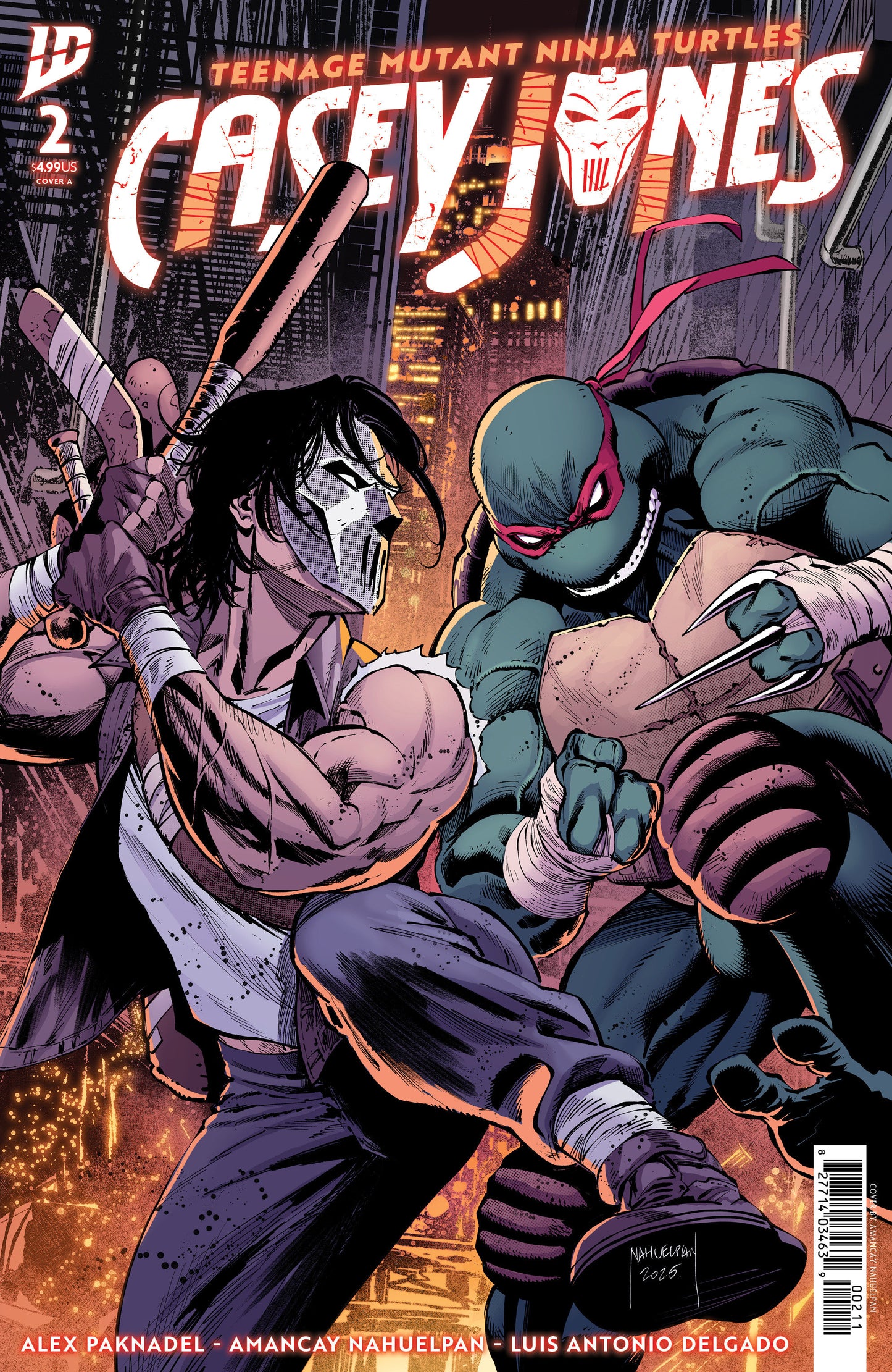 Teenage Mutant Ninja Turtles: Casey Jones #2 Cover A (Nahuelpan) (NM)