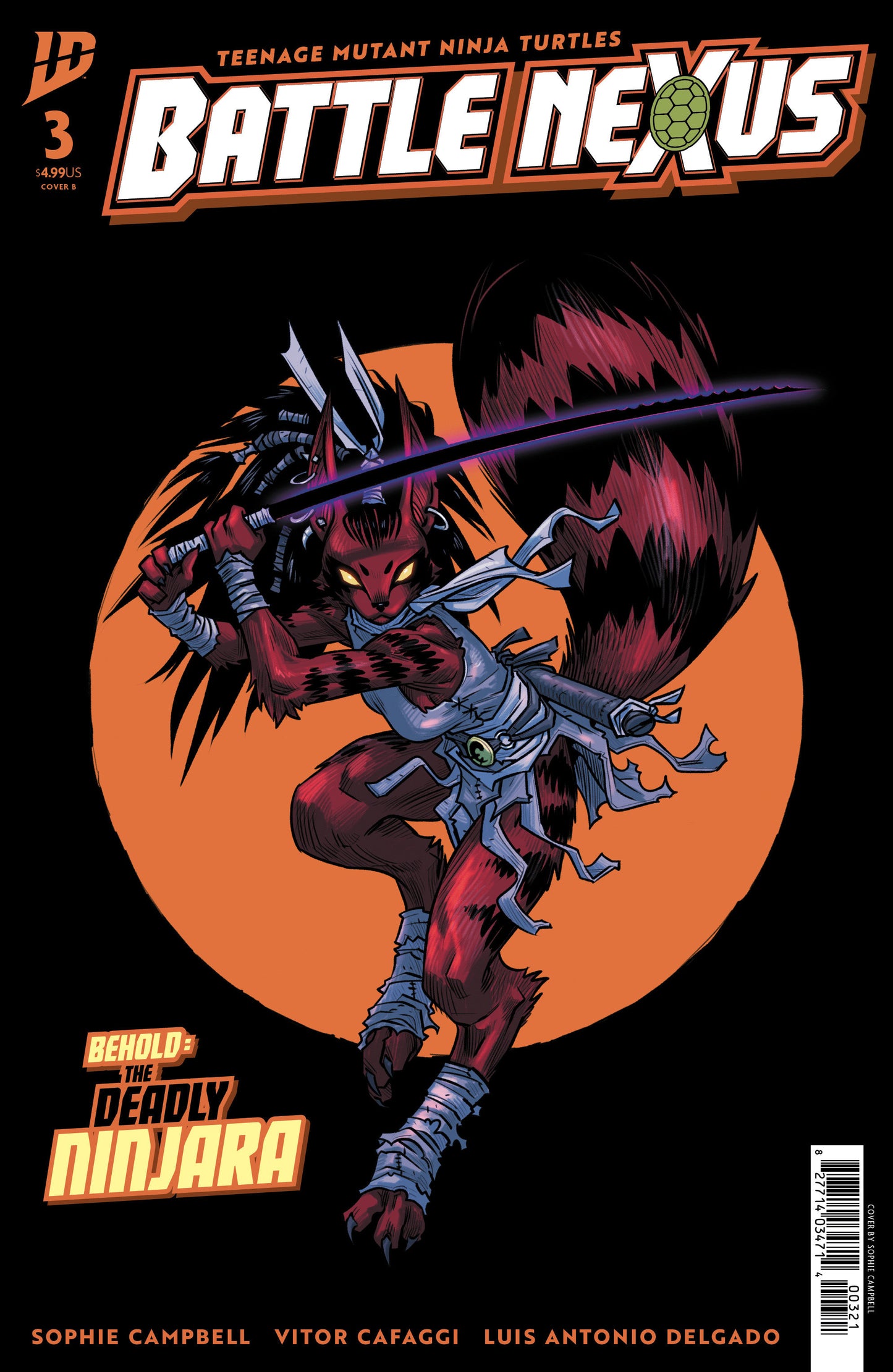 Teenage Mutant Ninja Turtles: Battle Nexus #3 Variant B (Campbell) (NM)