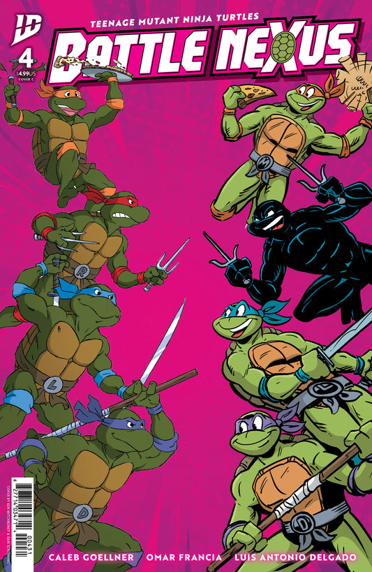Teenage Mutant Ninja Turtles: Battle Nexus #4 Variant C (Mitchroney & Schoening) (NM)