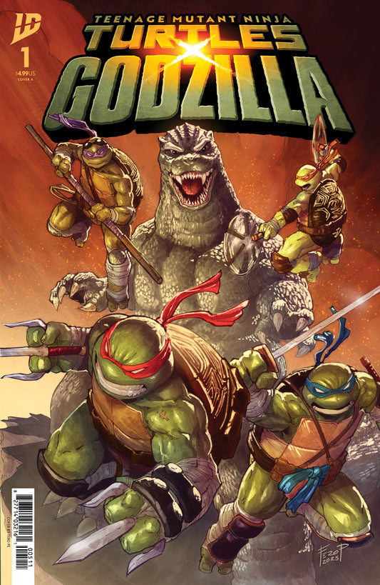 Teenage Mutant Ninja Turtles X Godzilla #1 Cover A (Pe) (NM)