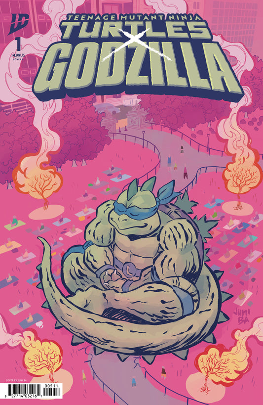 Teenage Mutant Ninja Turtles X Godzilla #1 Variant B (Ba) (NM)