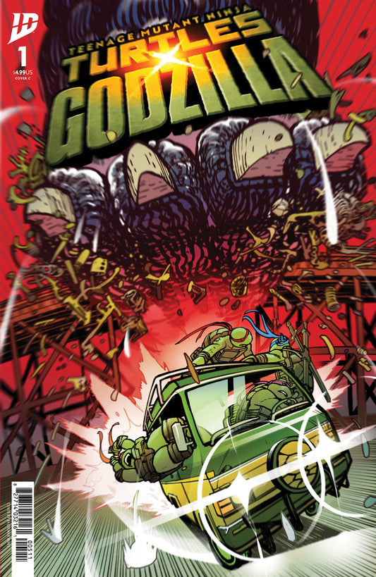 Teenage Mutant Ninja Turtles X Godzilla #1 Variant C (Rivas) (NM)