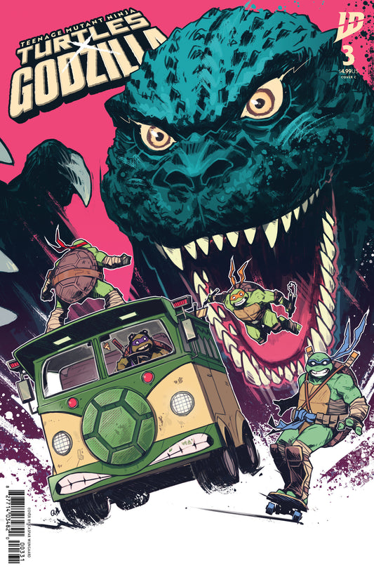 Teenage Mutant Ninja Turtles X Godzilla #3 Variant C (Wijngaard) (NM)