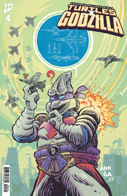 Teenage Mutant Ninja Turtles X Godzilla #4 Variant B (Ba) (NM)