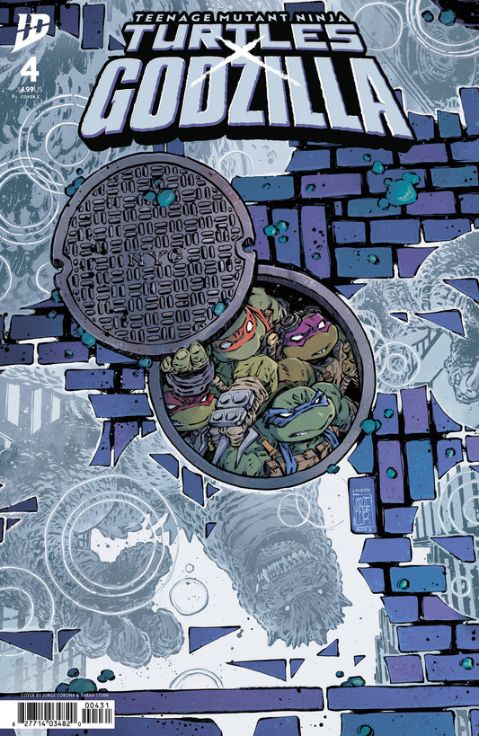 Teenage Mutant Ninja Turtles X Godzilla #4 Variant C (Corona) (NM)