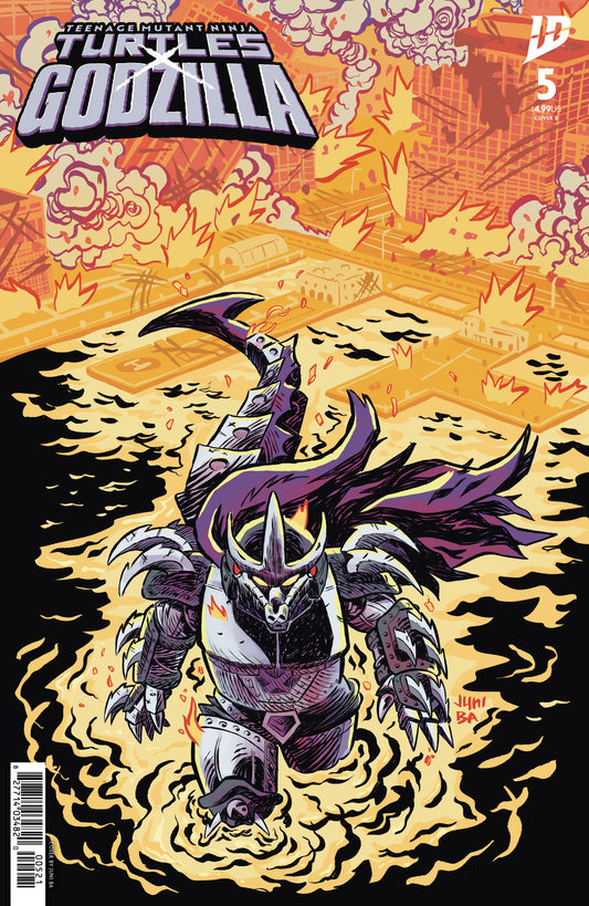Teenage Mutant Ninja Turtles X Godzilla #5 Variant B (Ba) (NM)