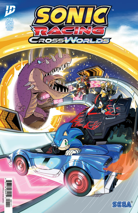 Sonic The Hedgehog: Sonic Racing Cross Worlds Cover A (Jampole) (NM)