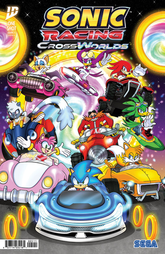 Sonic The Hedgehog: Sonic Racing Cross Worlds Variant B (Mack) (NM)