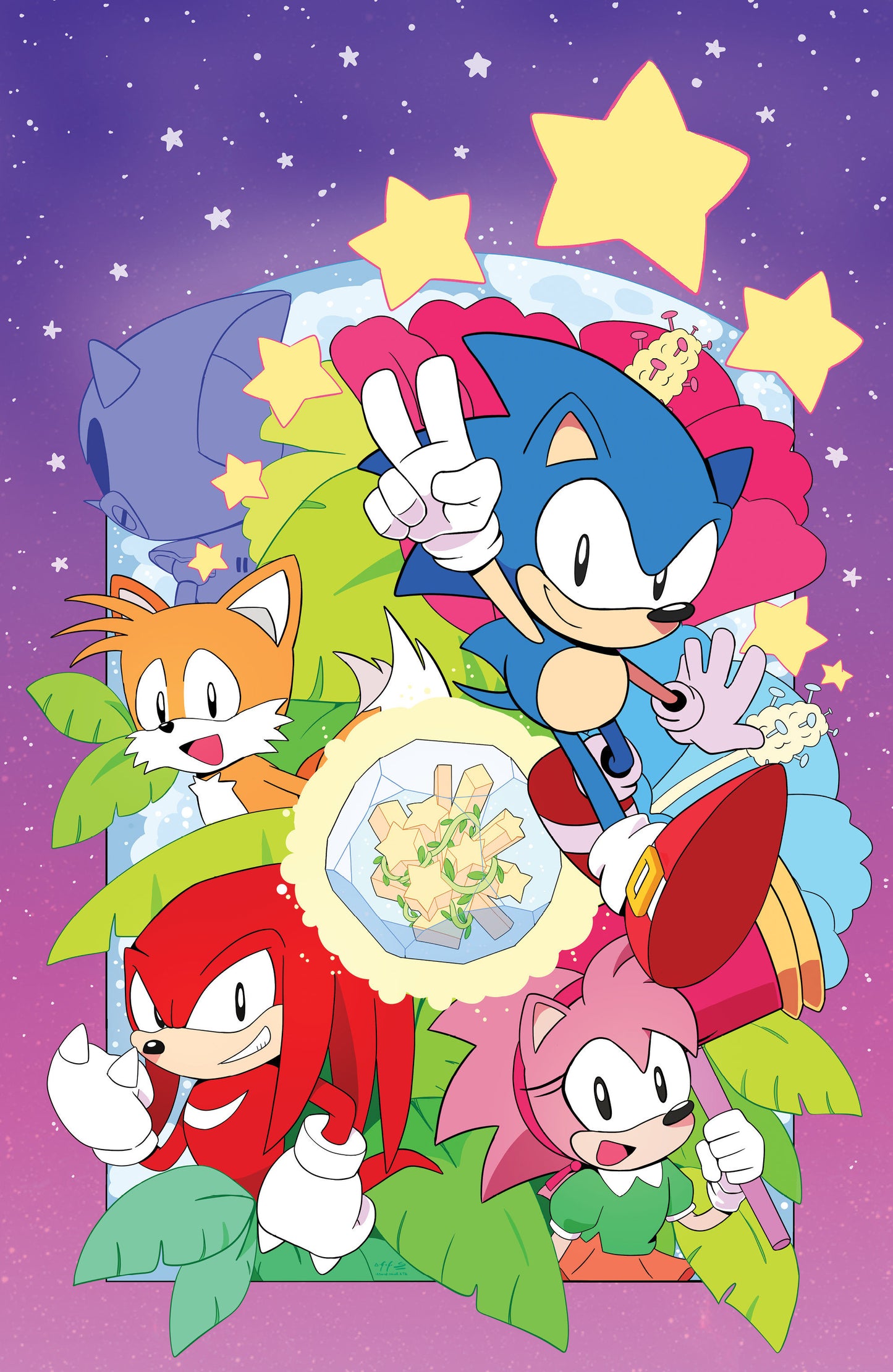 Sonic The Hedgehog: 35th Anniversary Special Variant C Foil (Ata Full Art) (NM)