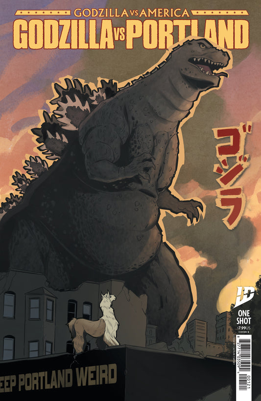 Godzilla vs. America: Portland Variant B (Yarsky) (NM)