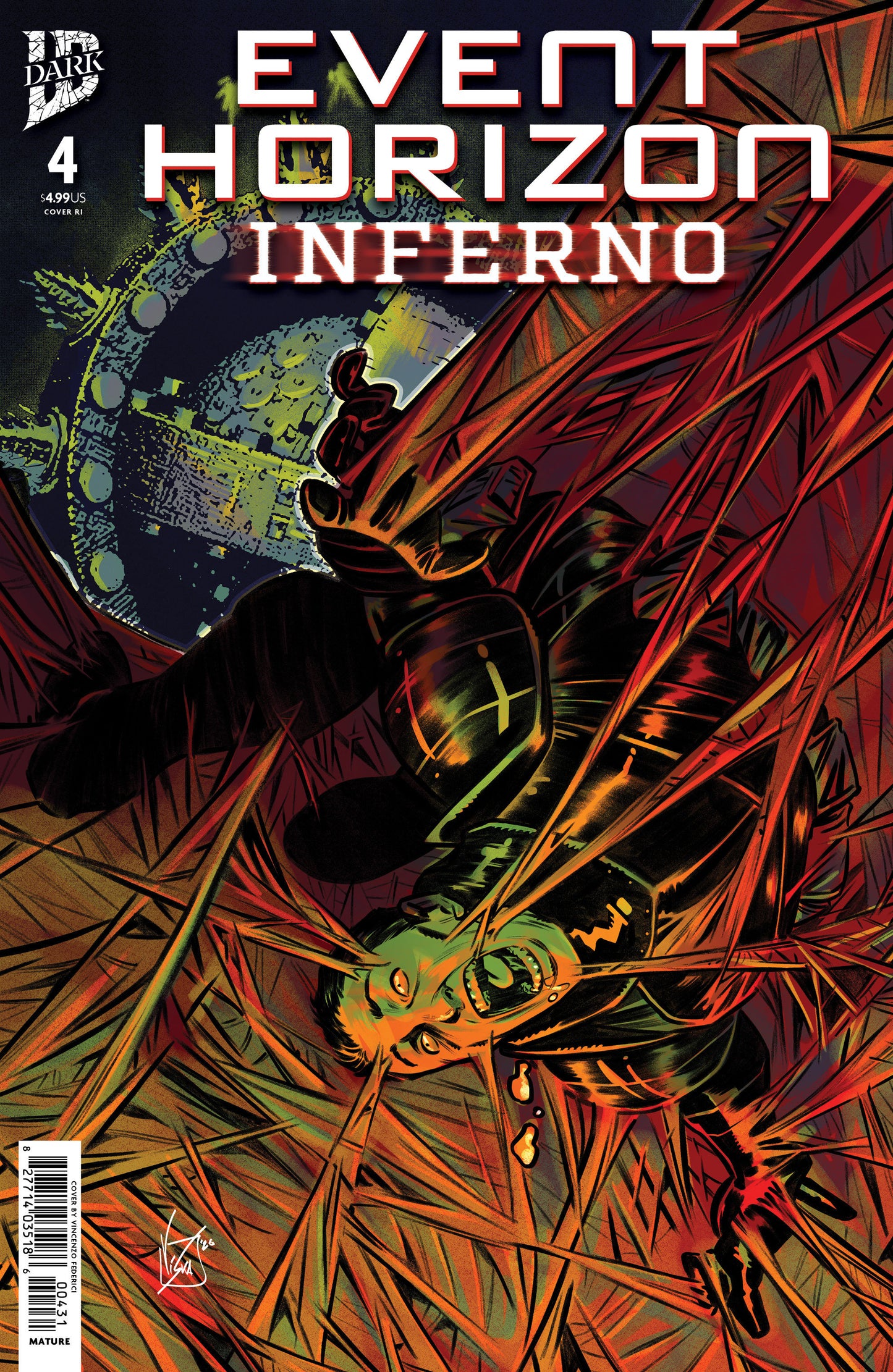 Event Horizon: Inferno #4 1:10 Variant (Federici) (NM)