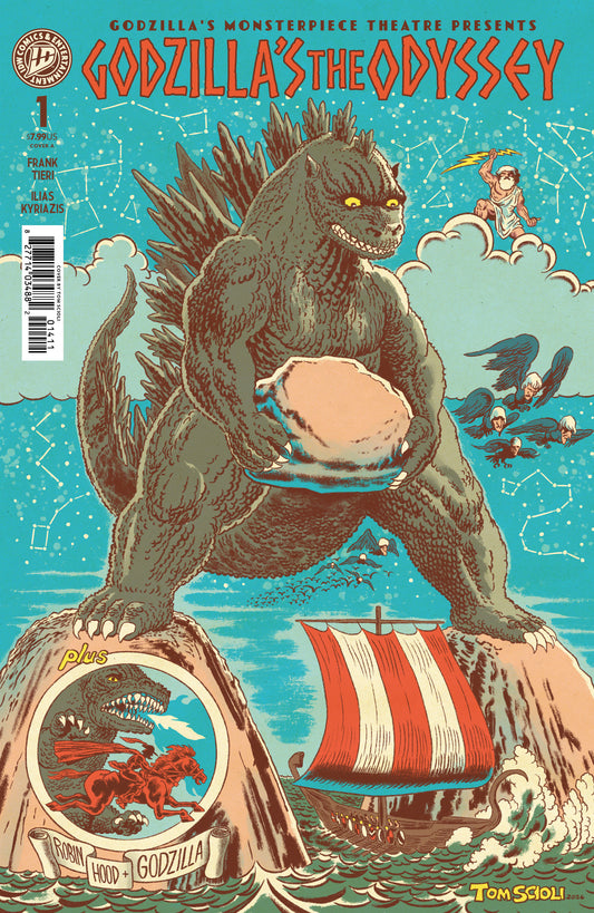 Godzilla’s Monsterpiece Theatre Presents: Godzilla’s The Odyssey Cover A (Scioli) (NM)