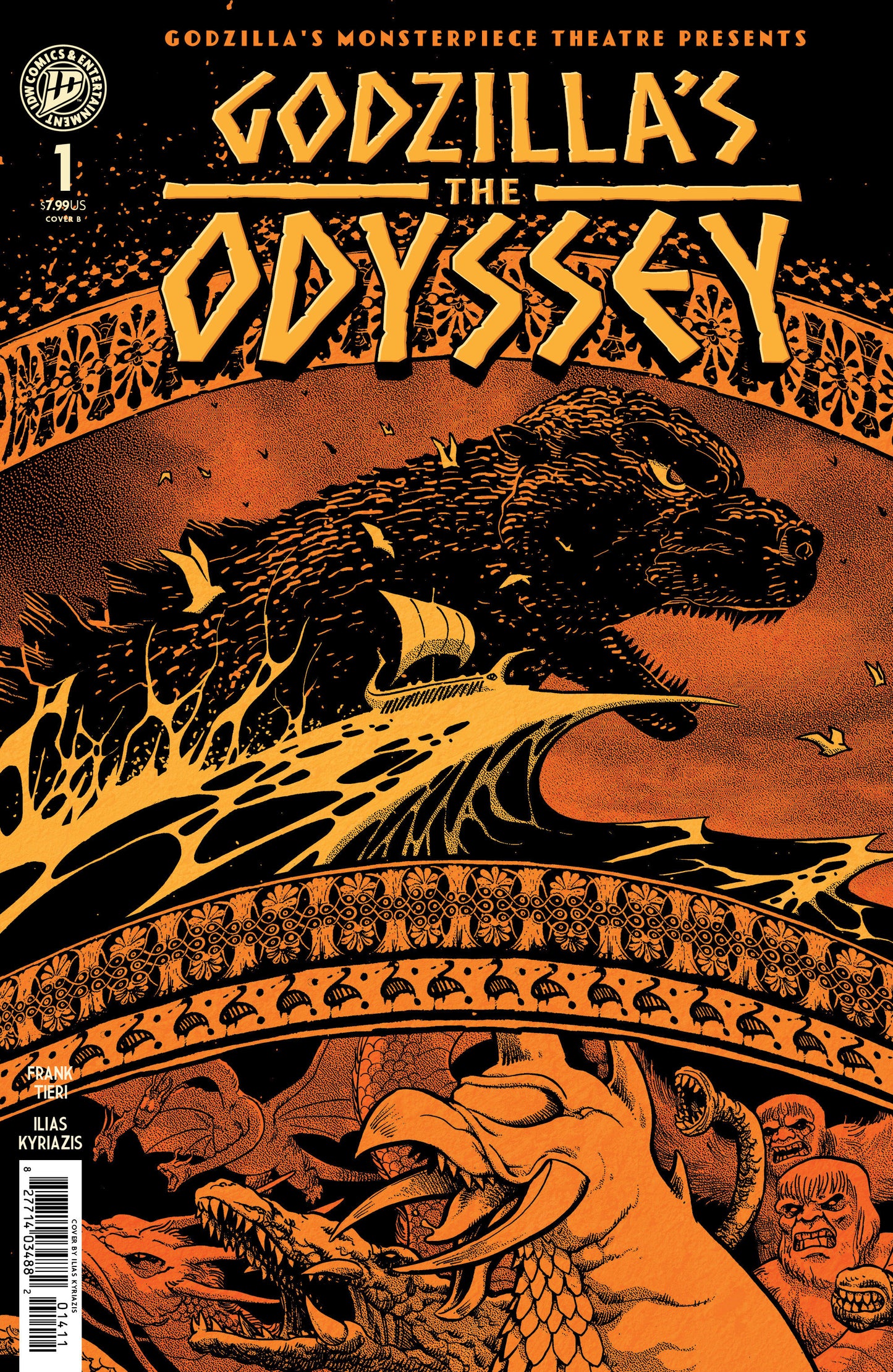 Godzilla’s Monsterpiece Theatre Presents: Godzilla’s The Odyssey Variant B (Kyriazis) (NM)