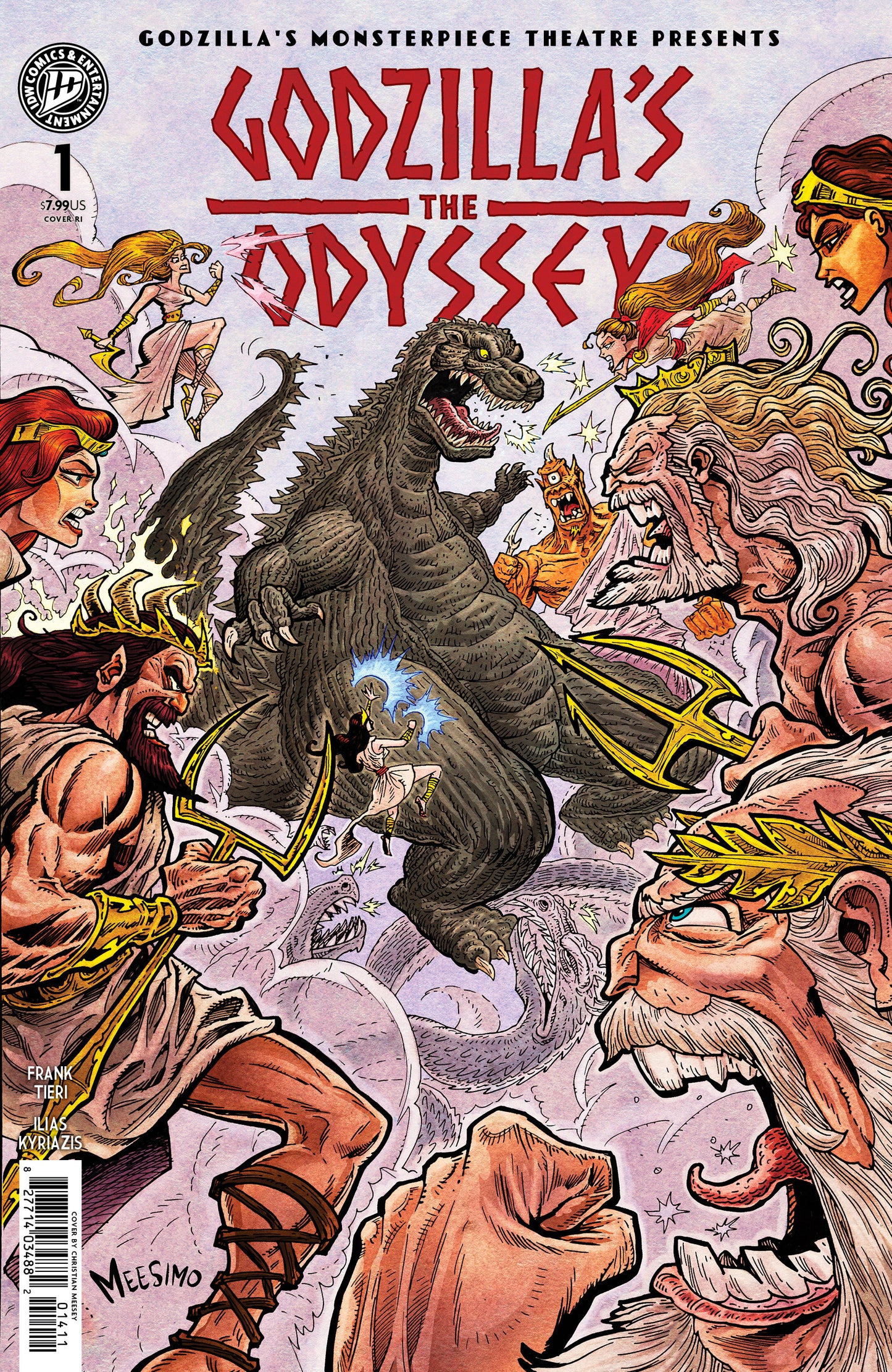 Godzilla’s Monsterpiece Theatre Presents: Godzilla’s The Odyssey 1:10 Variant (Meesey) (NM)