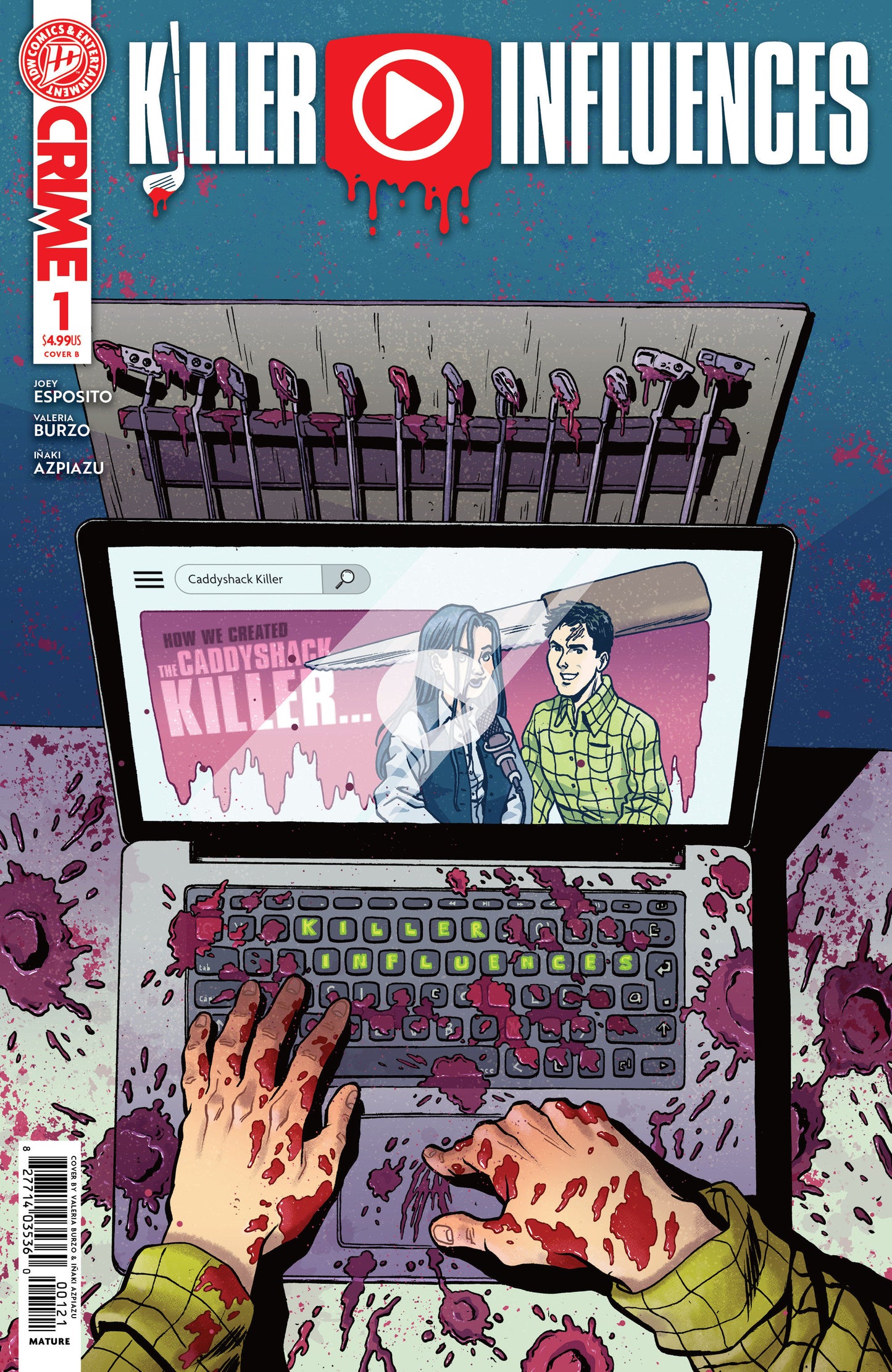 Killer Influences #1 Variant B (Burzo) (NM)