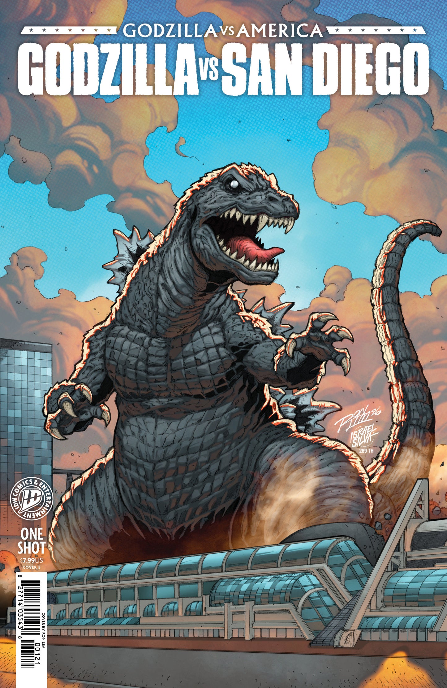 Godzilla vs. America: San Diego Variant B (Lim) (NM)