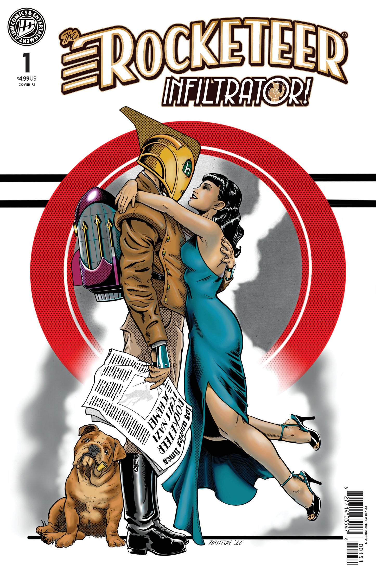 The Rocketeer: Infiltrator! #1 1:10 Variant (Britton) (NM)