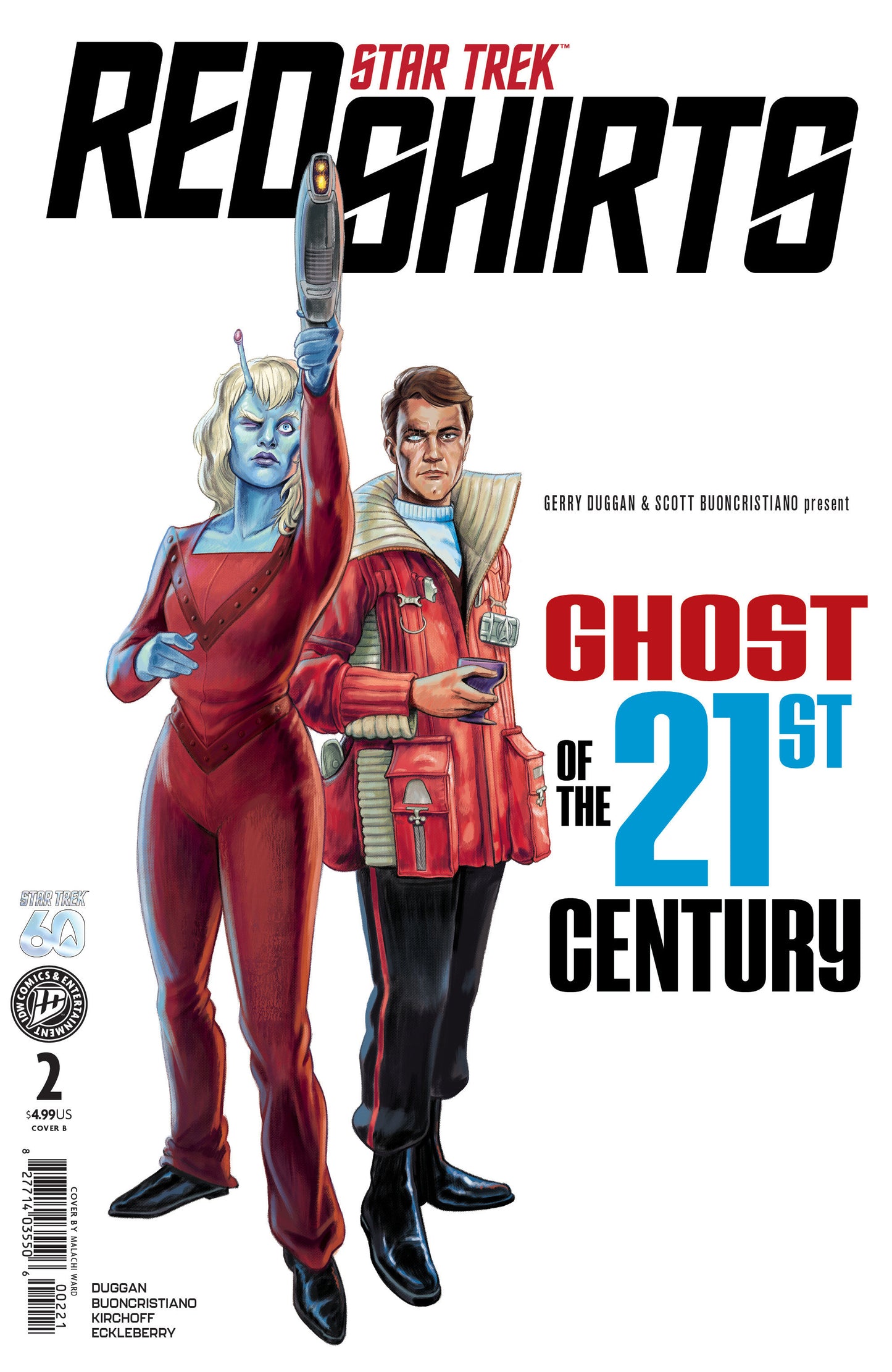 Star Trek: Red Shirts  Ghost Of The 21st Century #2 Variant B (Ward) (NM)