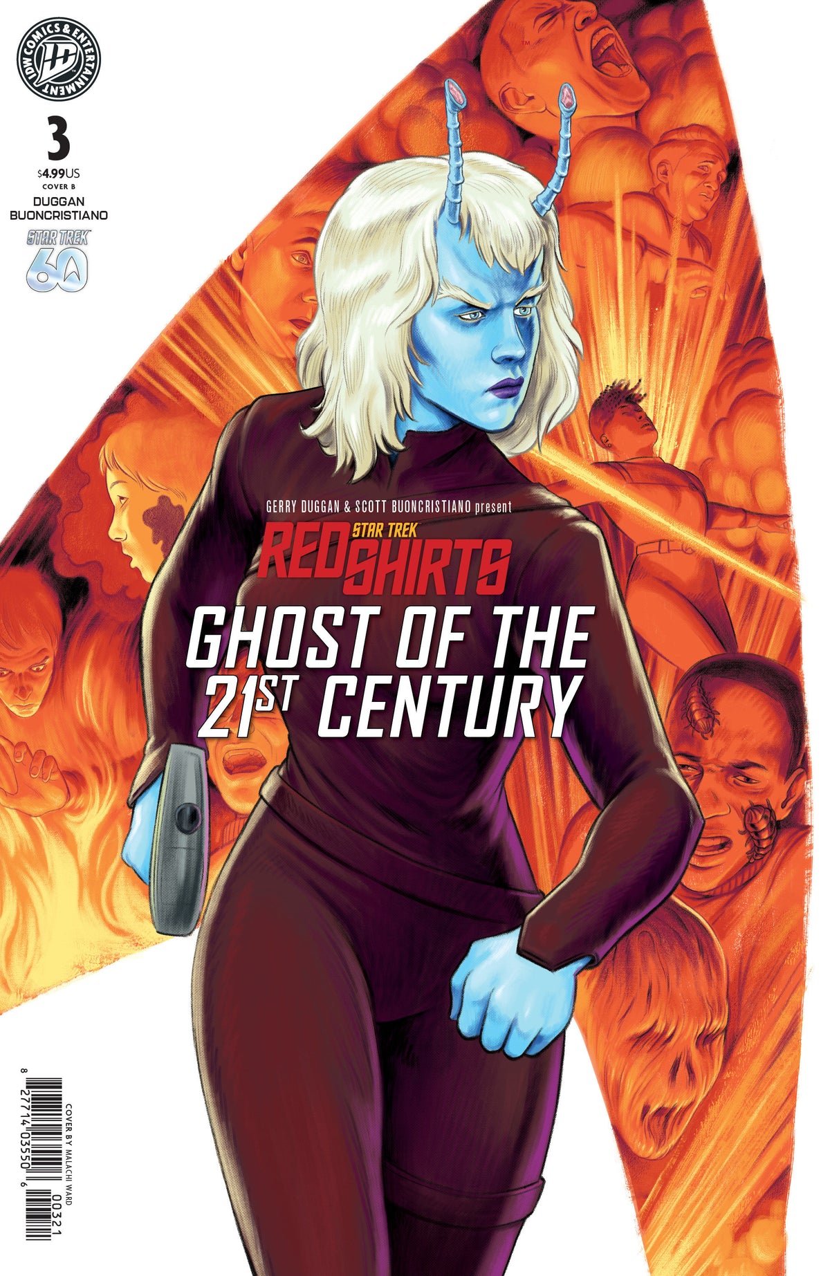 Star Trek: Red Shirts  Ghost Of The 21st Century #3 Variant B (Ward) (NM)