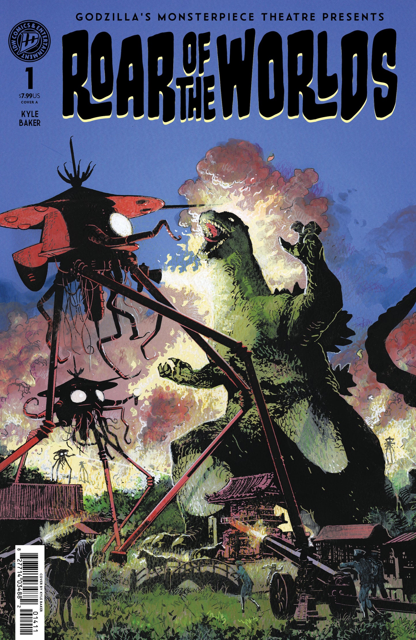 Godzilla's Monsterpiece Theatre Presents: Roar Of The Worlds Variant B (Baker) (NM)