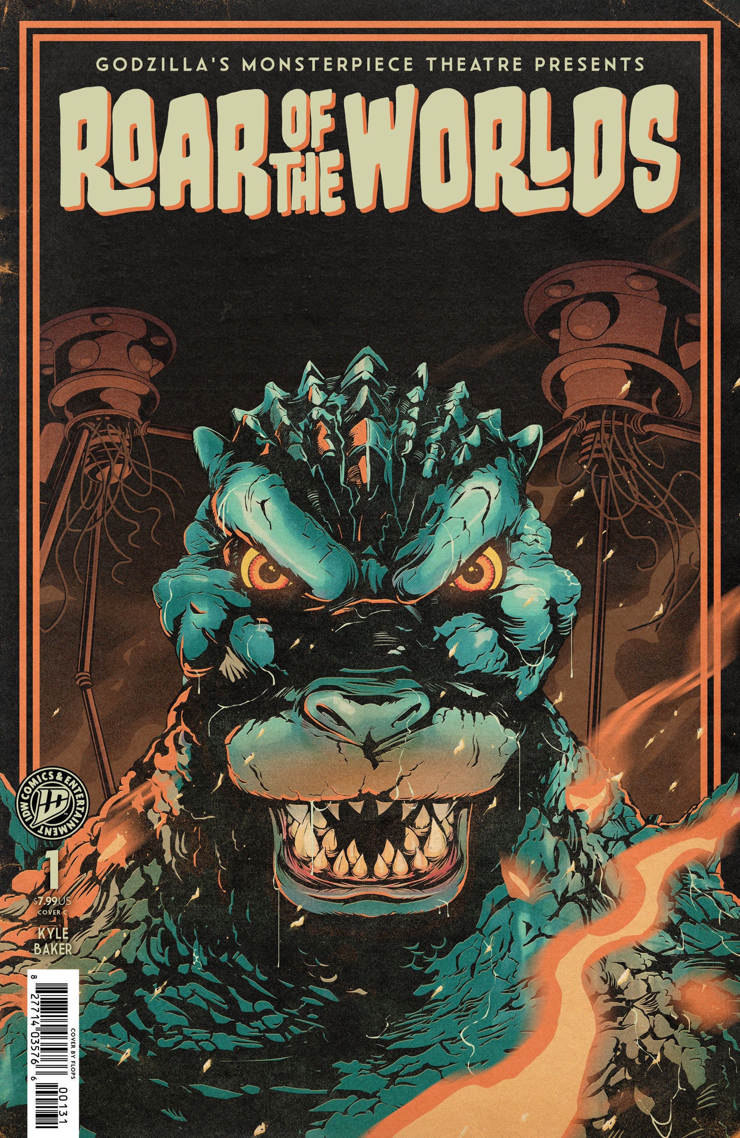 Godzilla's Monsterpiece Theatre Presents: Roar Of The Worlds Variant C (Flops!) (NM)