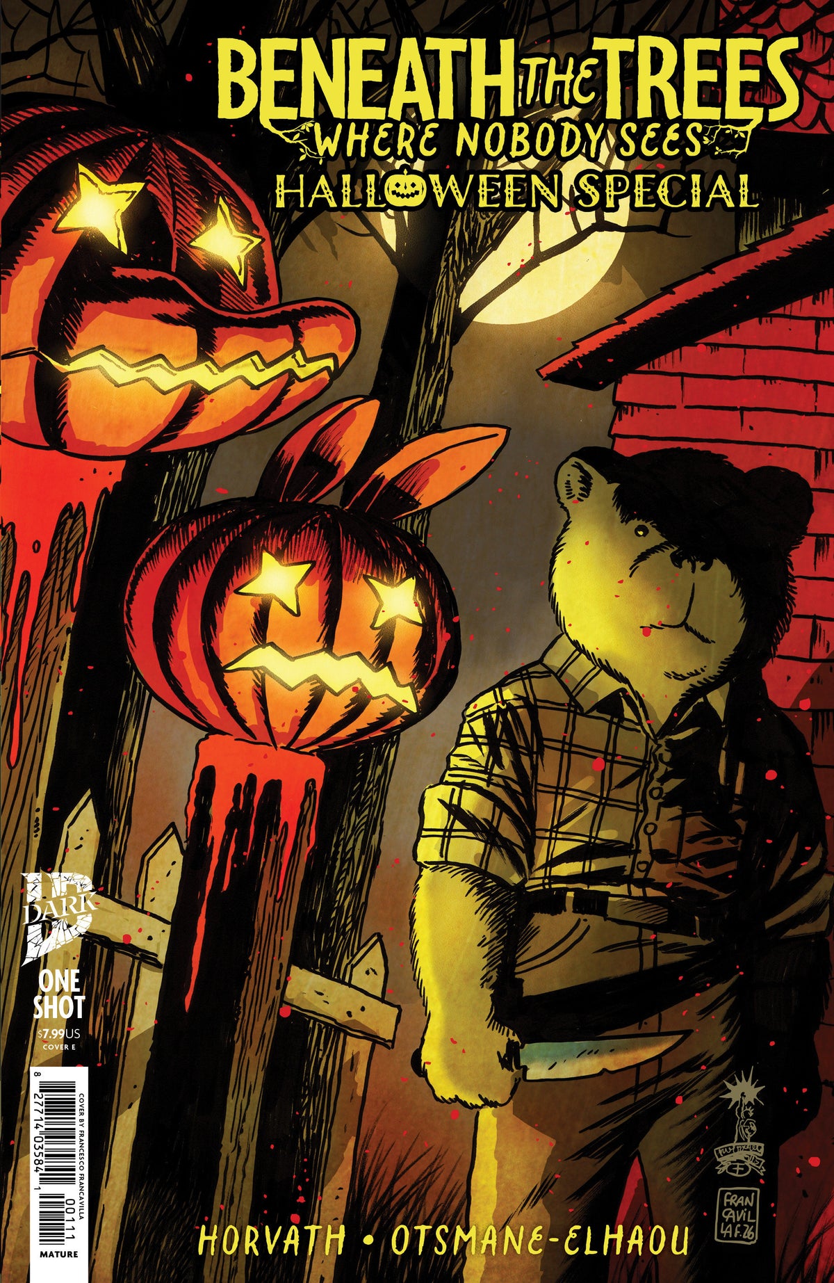 Beneath The Trees Where Nobody Sees Halloween Special Variant E (Francavilla Idw Goes Dark Variant) (NM)