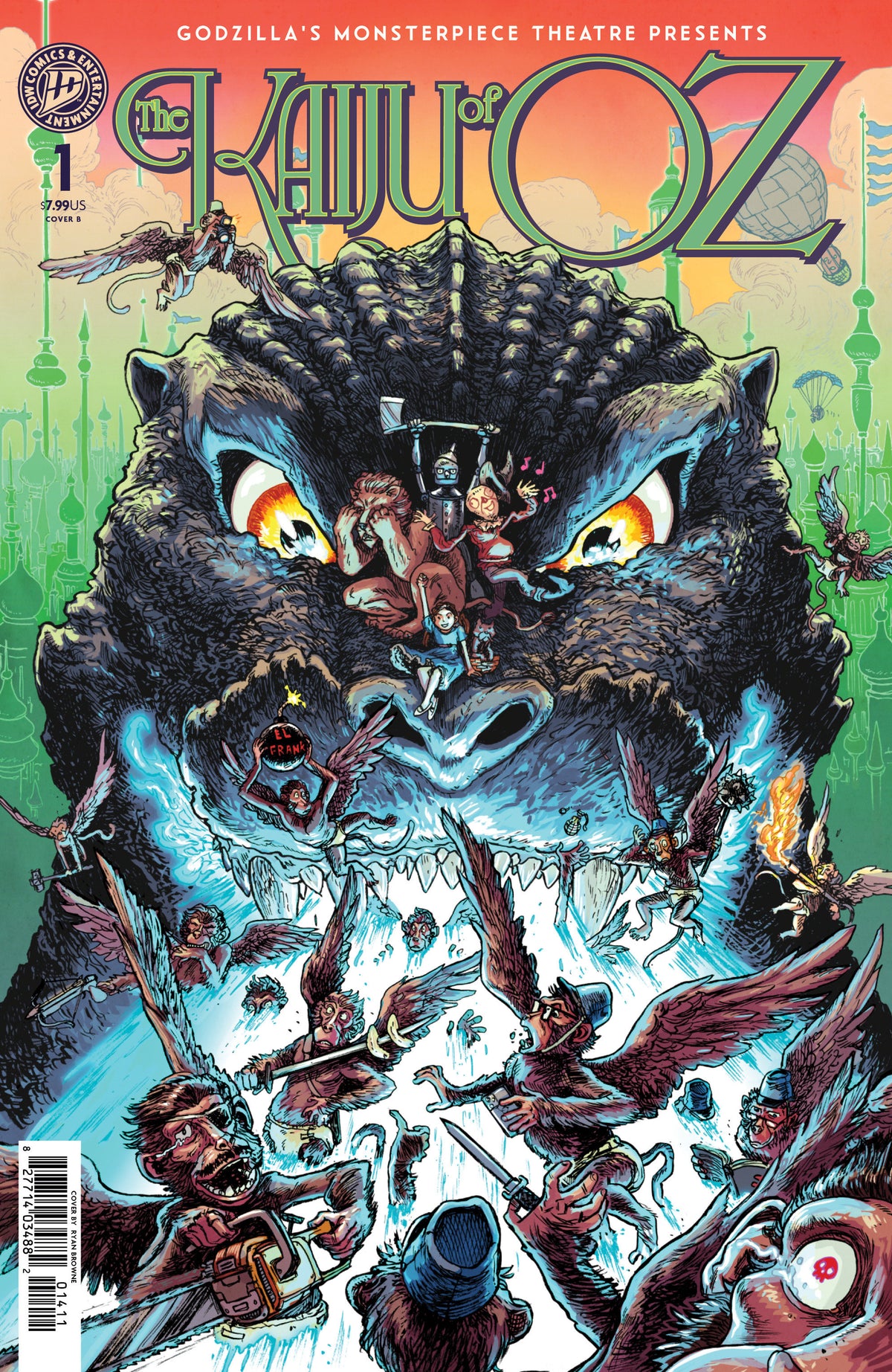 Godzilla’s Monsterpiece Theatre Presents: The Kaiju Of Oz Variant B (Browne) (NM)