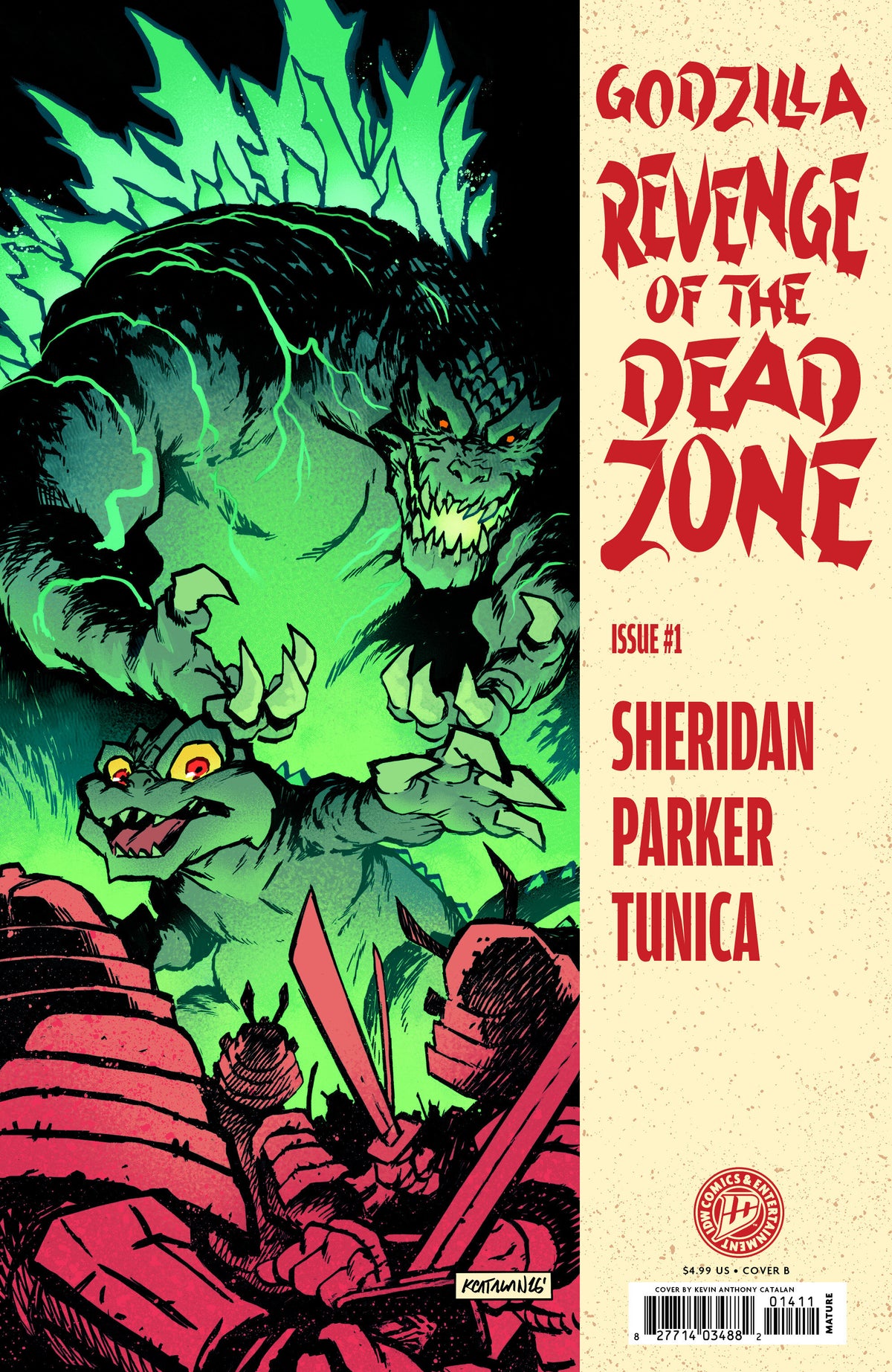 Godzilla: Revenge Of The Deadzone [Kai Sei Era] #1 Variant B (Catalan Homage Cover) (NM)
