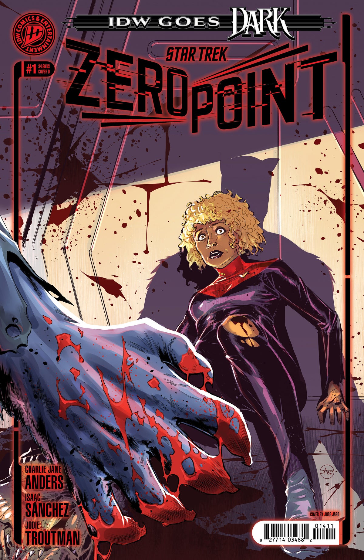 Star Trek: Zero Point #1 Variant D (Jaro Idw Goes Dark Variant) (NM)