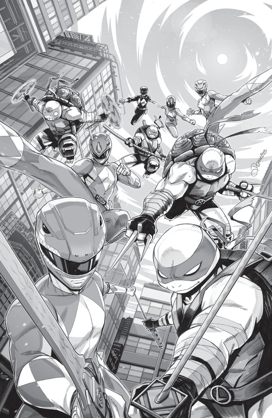 Mighty Morphin Power Rangers/ Teenage Mutant Ninja Turtles III #1 G 1:10 Variant Edition (Full Art, Zonno) (NM)