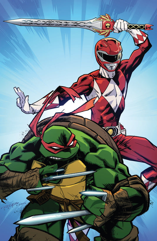 Mighty Morphin Power Rangers/Teenage Mutant Ninja Turtles III #2 N 1:5 Foc Variant Edition (Full Art, Foil, Randolph) (NM)
