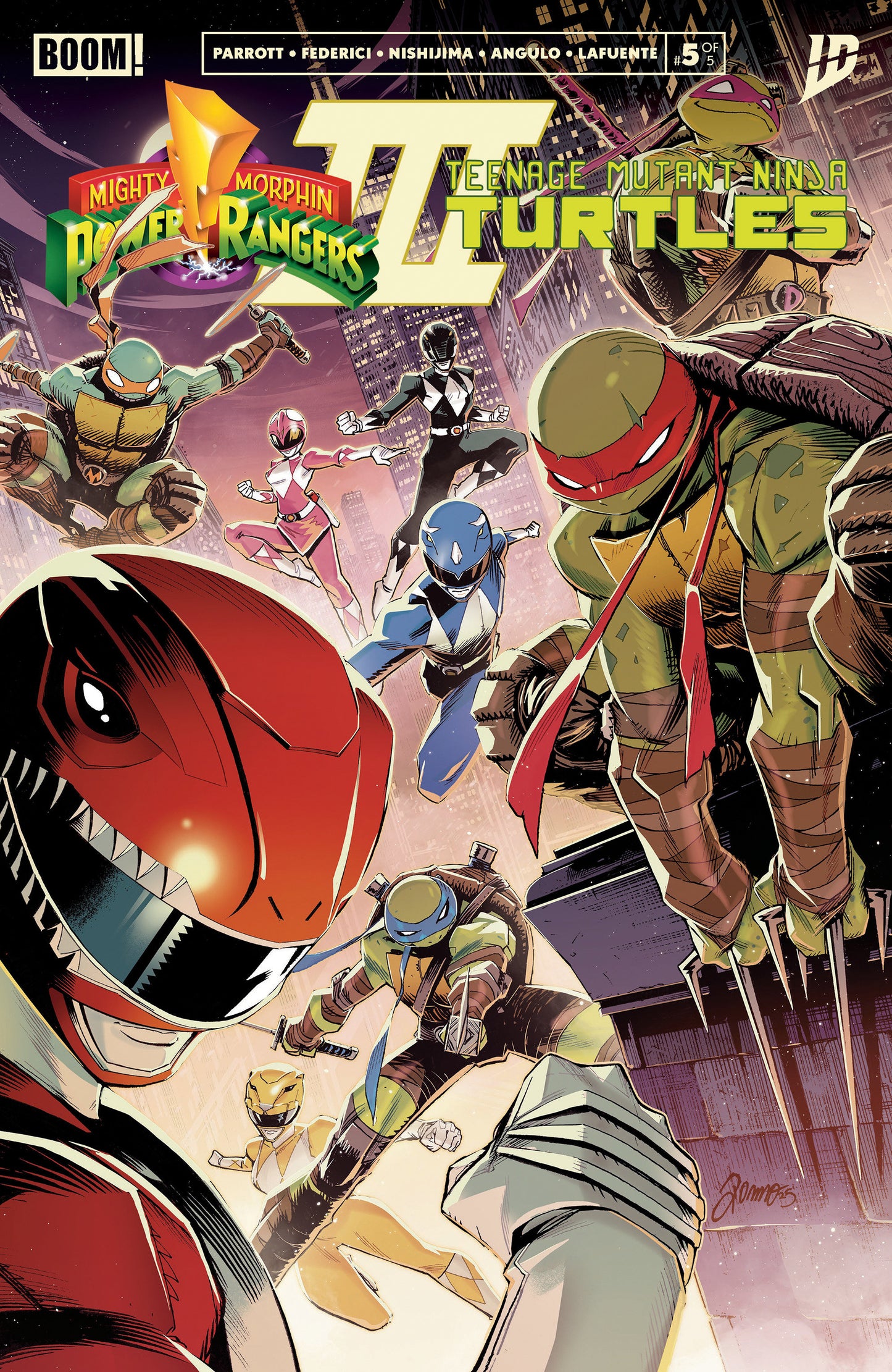 Mighty Morphin Power Rangers/Teenage Mutant Ninja Turtles III #5 A Main (Dressed, Zonno) (NM)