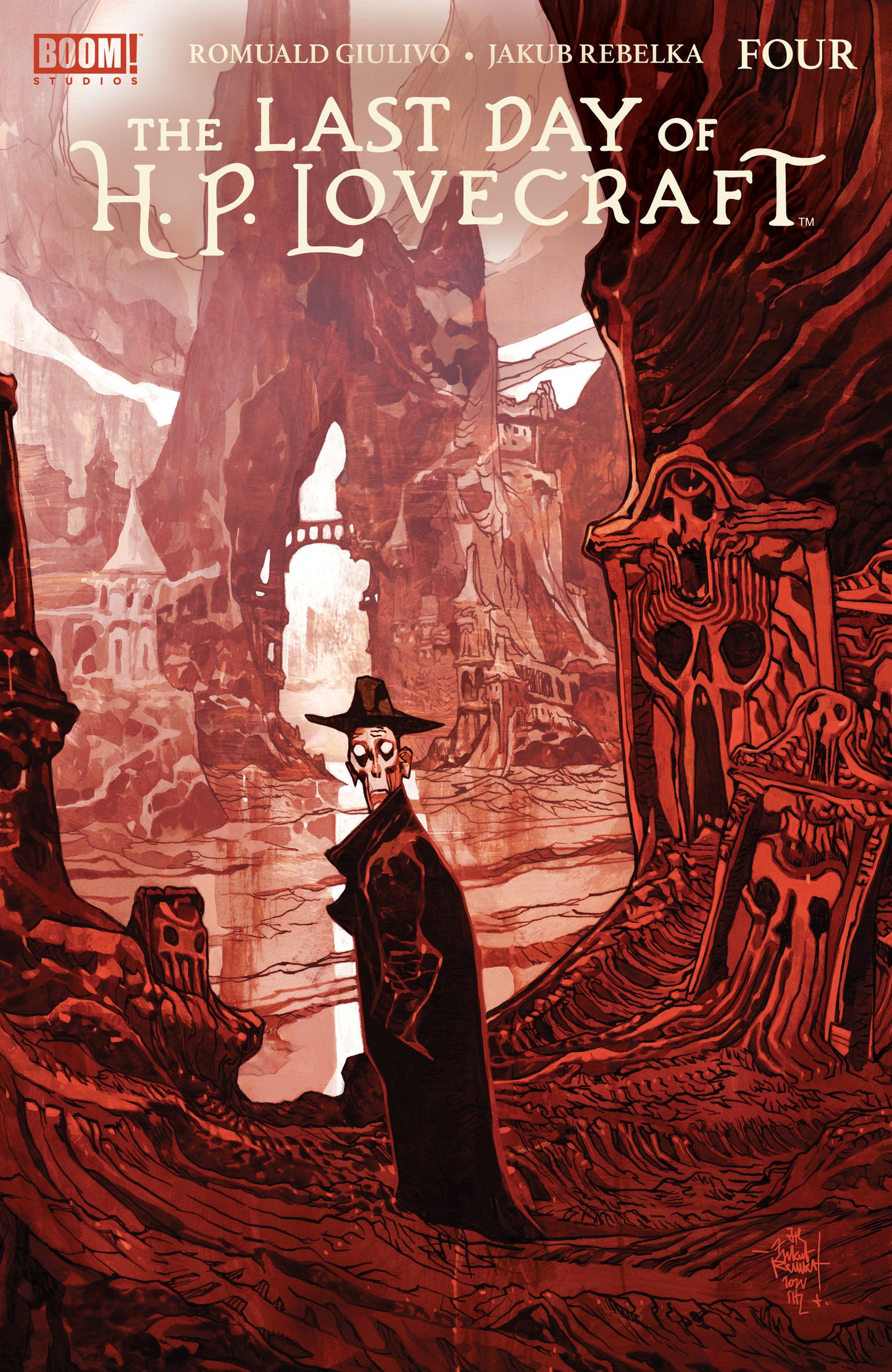 The Last Day Of H.P. Lovecraft #4 A Main (Dressed, Rebelka) (NM)