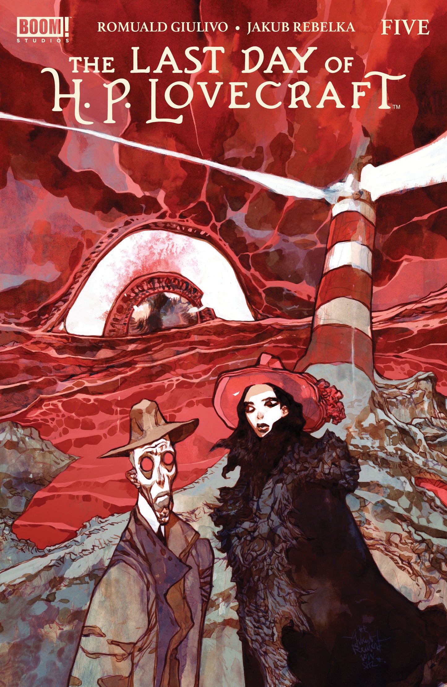 The Last Day Of H.P. Lovecraft #5 A Main (Dressed, Rebelka) (NM)