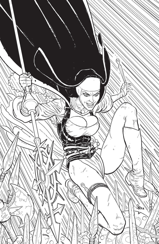 Marian Heretic #5 C Unlimited Variant (Full Art, Inks, Skroce) (NM)