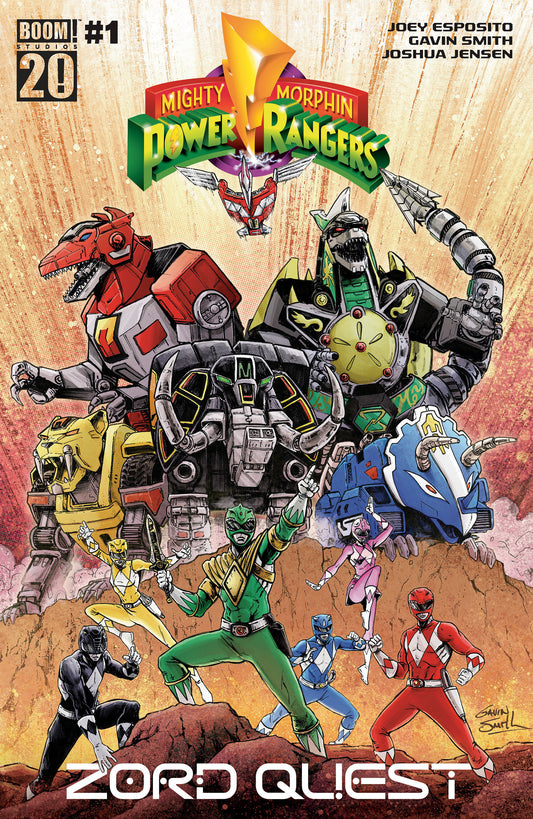 Mighty Morphin Power Rangers: Zord Quest #1 A Main (Dressed, Smith) (NM)