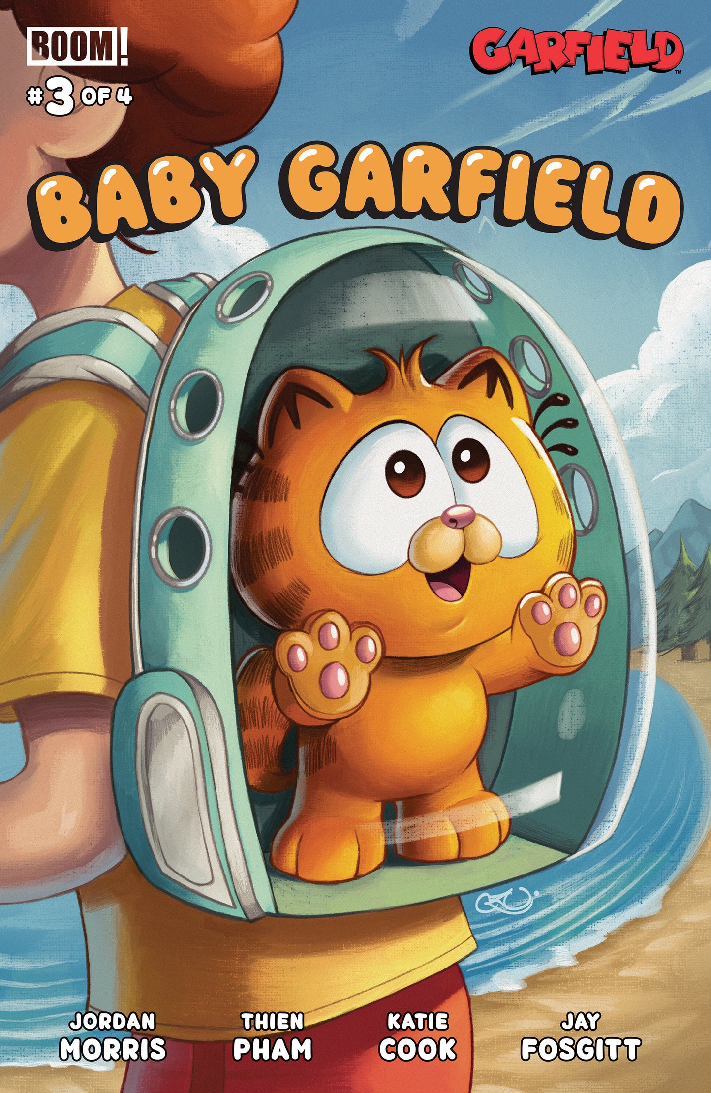 Baby Garfield #3 B Variant (Dressed, Zullo Uminga) (NM)