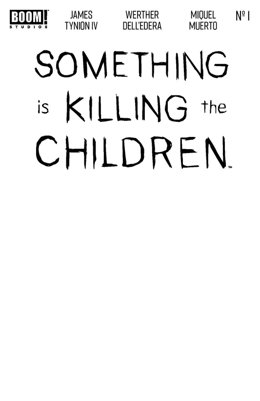 Something Is Killing The Children #1 Zac 10th Print Blank Sketch Variant (Dressed, Sketch) (NM)