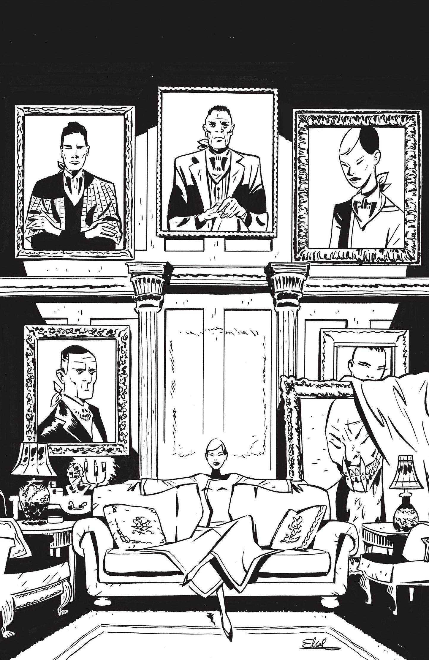 Fall Of The House Of Slaughter #1 D 1:10 Variant Edition (Full Art, Charretier) (NM)