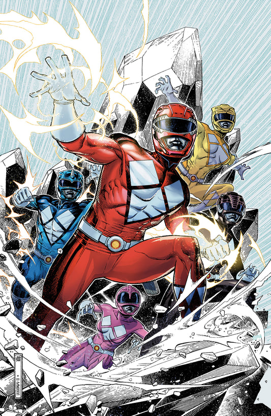 Mighty Morphin Power Rangers (2026) #1 E Foil Variant (Full Art, Foil, Cheung) (NM)
