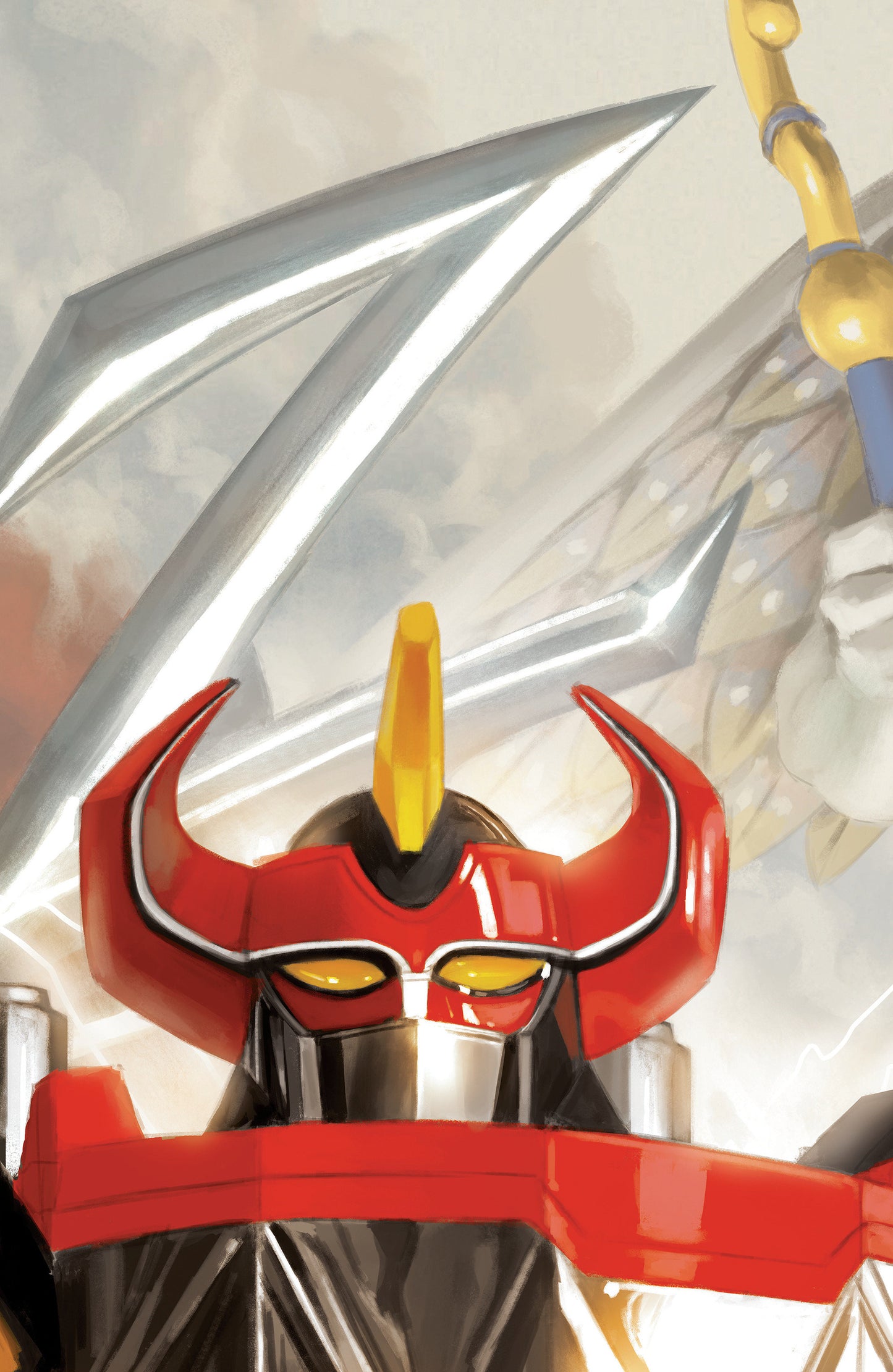 Mighty Morphin Power Rangers (2026) #2 C Megazord Connecting Variant (Full Art, Mercado) (NM)