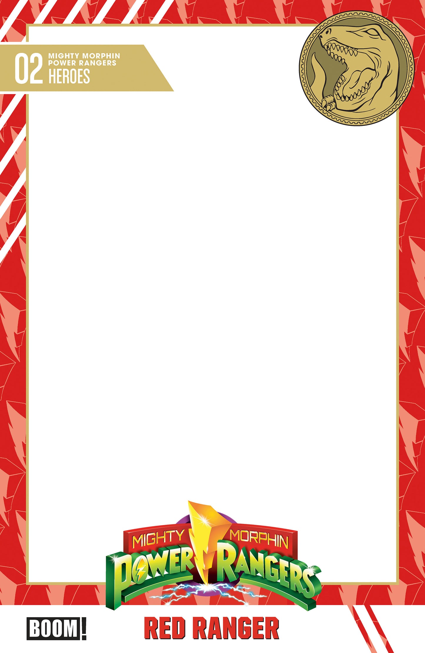 Mighty Morphin Power Rangers (2026) #2 D Trading Card Blank Sketch Variant (NM)