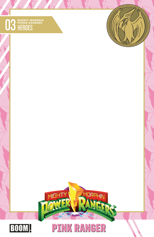 Mighty Morphin Power Rangers (2026) #3 D Trading Card Blank Sketch Variant (NM)