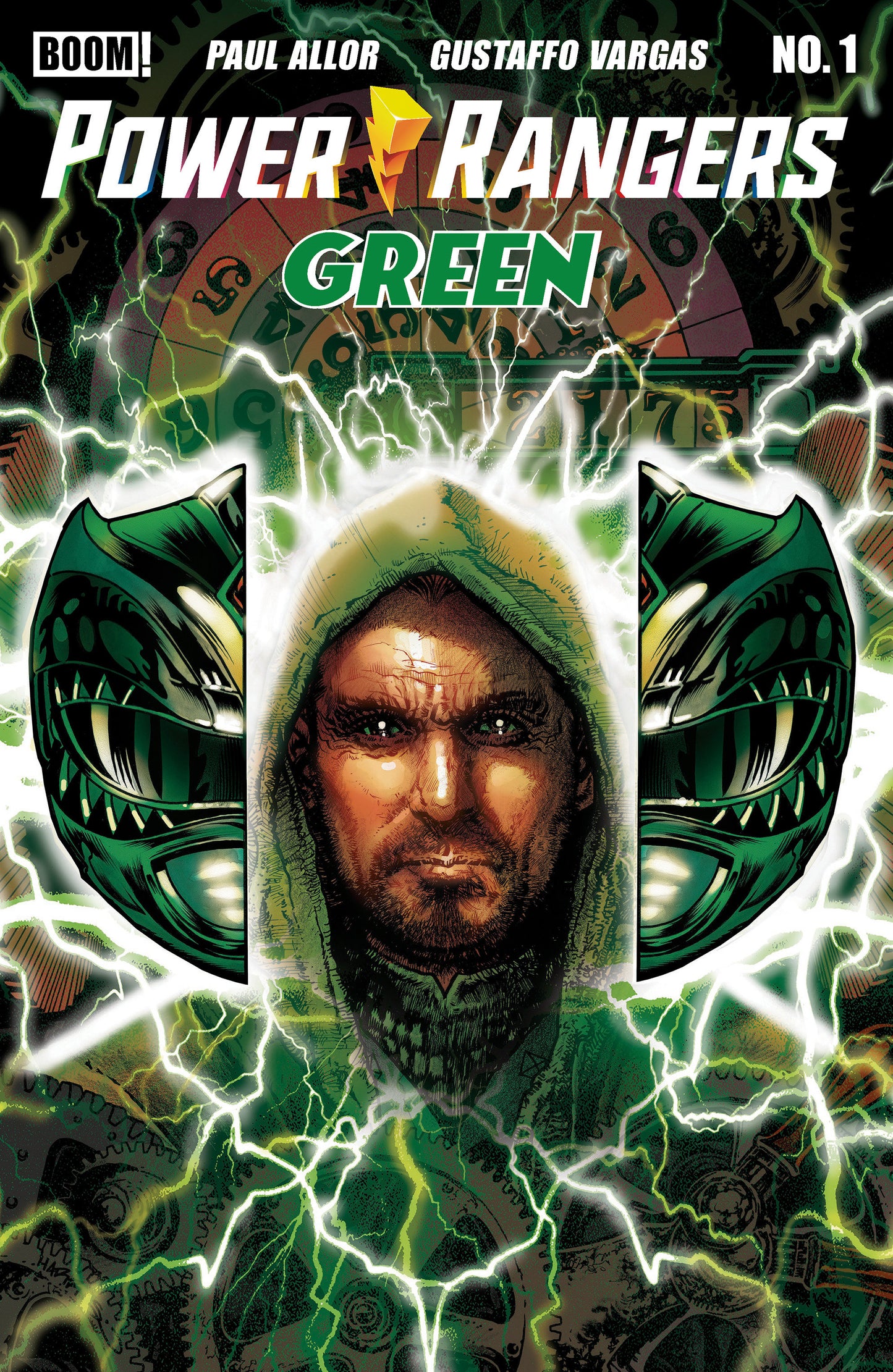 Power Rangers Green #1 A Main (Dressed, Harris) (NM)