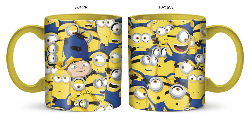 Despicable Me Minions All Over Cluster12oz Ceramic Mug