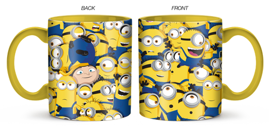 Despicable Me Minions All Over Cluster12oz Ceramic Mug